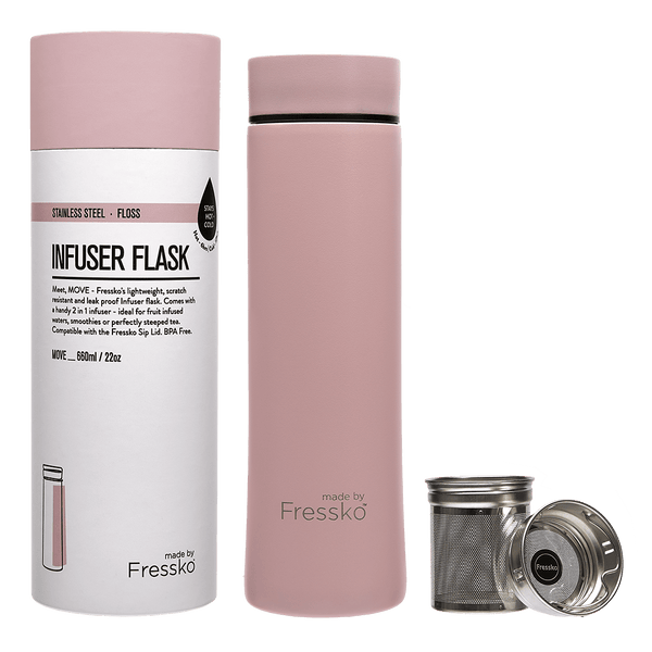 Infuser Flask | MOVE 660ml - Floss Made By Fressko Stainless Steel Infuser Flask